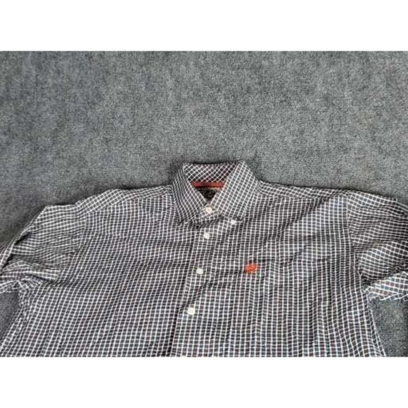 Cinch Button Up Shirt Men‎ Sz S Plaid Long Sleeve Embroidered Cowboy Western - Picture 2 of 7